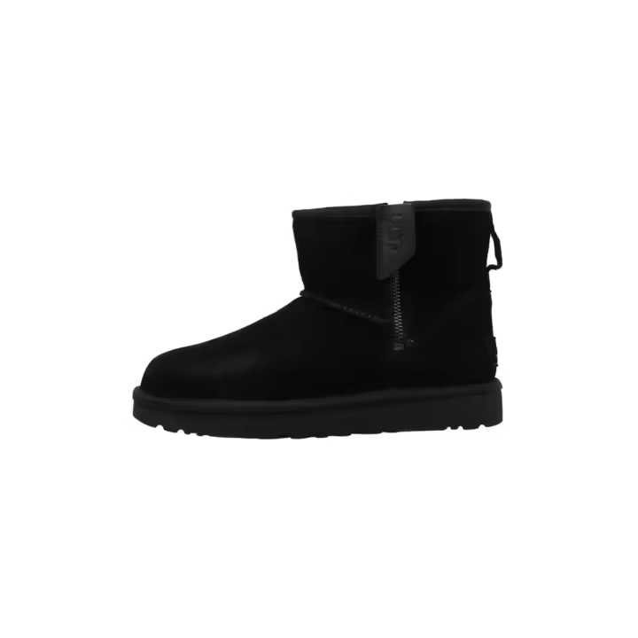 UGG Classic Mini Bailey Zip  Botines Planos Mujer Negro - 1
