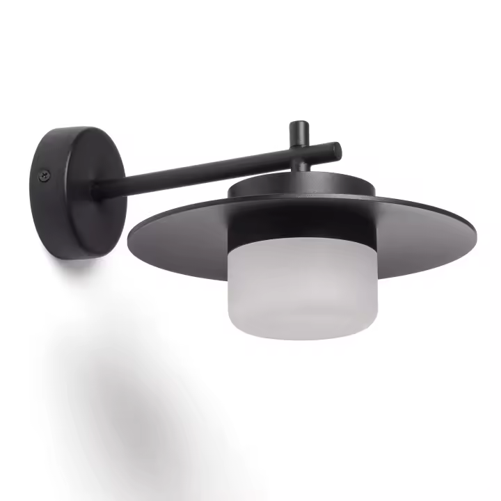Ledkia Aplique de Pared LED 6W Exterior Aluminio Kaepp Negro - 1