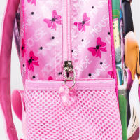 Mochila 3D Minnie Mouse Disney 31cm, Mochila Escolar Infantil Para Niñas Material Preescolar de 2 a 4 años, color rosa - details 1