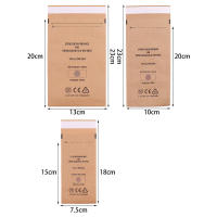 50/100Pcs Bolsas De Papel Kraft Desinfección Y Estéril Para Herramientas De Manicura Bolsa De Estéril Para Uñas Pouch De Desinfección Y Estéril - details 2