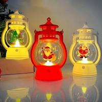 Lámpara De Noche LED De Navidad Mini Colgante Adorno De Escritorio Para Festividades Decoración De Fiesta De Navidad Lámpara De Aceite - details 1