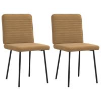 vidaXL Sillas de comedor 2 unidades terciopelo en color Amarillo/Rosa/Verde oscuro y más | cómodas modernas ergonómicas para comedor cocina salón hogar - details 7