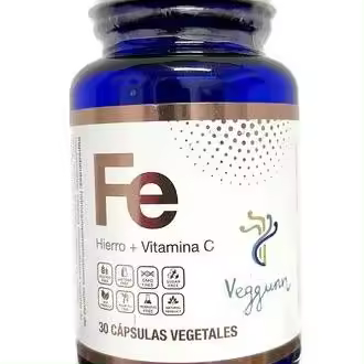 Veggunn Hierro+Vitamina C 30 Cápsulas - 1