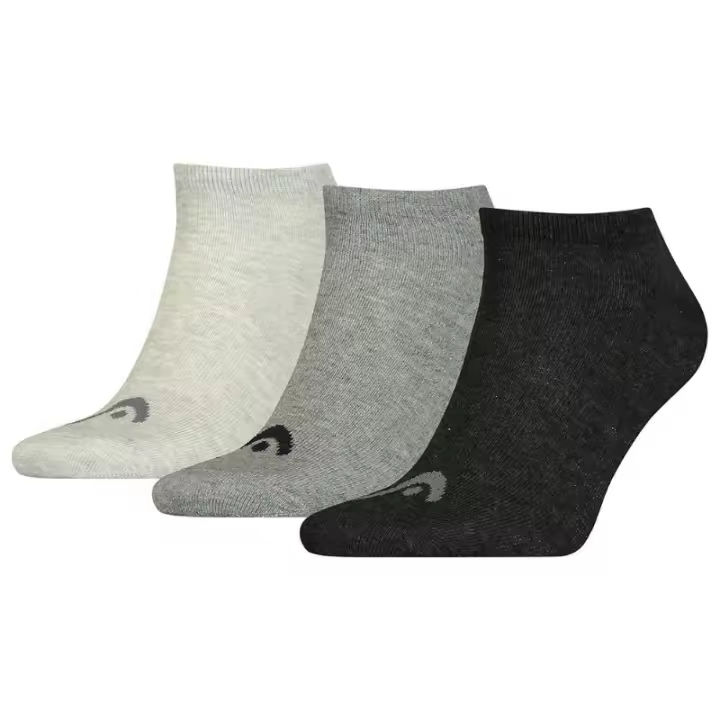 Calcetines Head Sneaker Gris Combo 3 Pares - 1