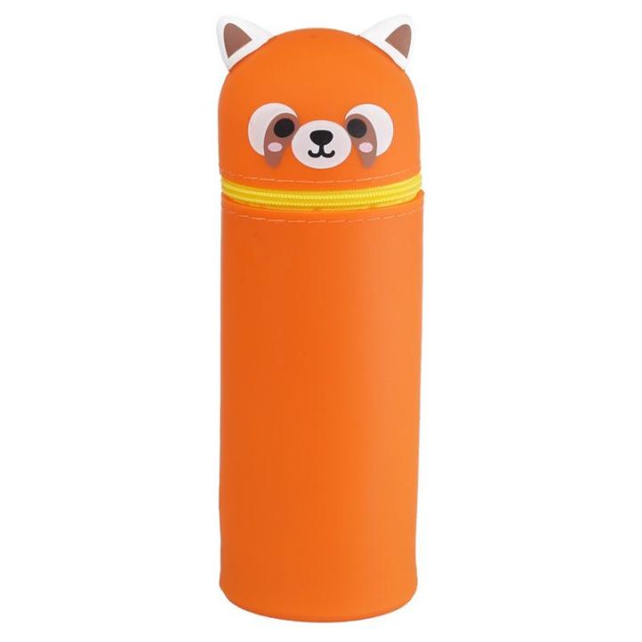 Estuche de Silicona Puckator- Animales Adorables Adoramals - Panda Rojo TU