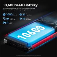 FOSSiBOT F101P Movil Resistente Android 13, Batería 10600mAh móvil irrompible 5.45'' HD 7GB RAM+64GB ROM (TF 1 TB), cámara 24MP+8MP+5MP, 122dB Altavoz,2,0Ghz, 4G Dual SIM/NFC/OTG/GPS/BT5.0 - details 1