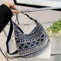 Bolso De Hombro Para Mujer En Lona Grande Capacidad Con Estampado Diseñador Bolso De Compras Reutilizable Casual Bandolera - details 20