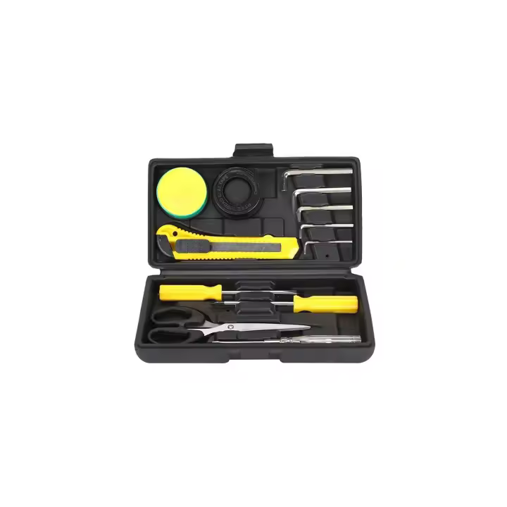 Mediawave Store Kit de herramientas multiusos 12 PCs portátil mini herramienta de Hardware Manual de Jardín y carpintería Hogar Herramientas multiherrajes compacto - 1