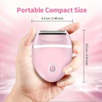 Afeitadora Eléctrica Para Mujer Cuchilla Eléctrica Para Piernas Bikini Axilas Y Púbico Afeitadora Portátil Con Cabeza Desmontable Sin Cable - details 2