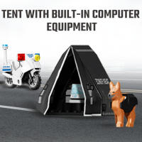 SEMBO 528 Piezas Serie Militar Bloques De Construcción Vehículos MOC Modelos De Perro Coche Policial Juguetes Para Niños Regalos De Cumpleaños Para Boys - details 3