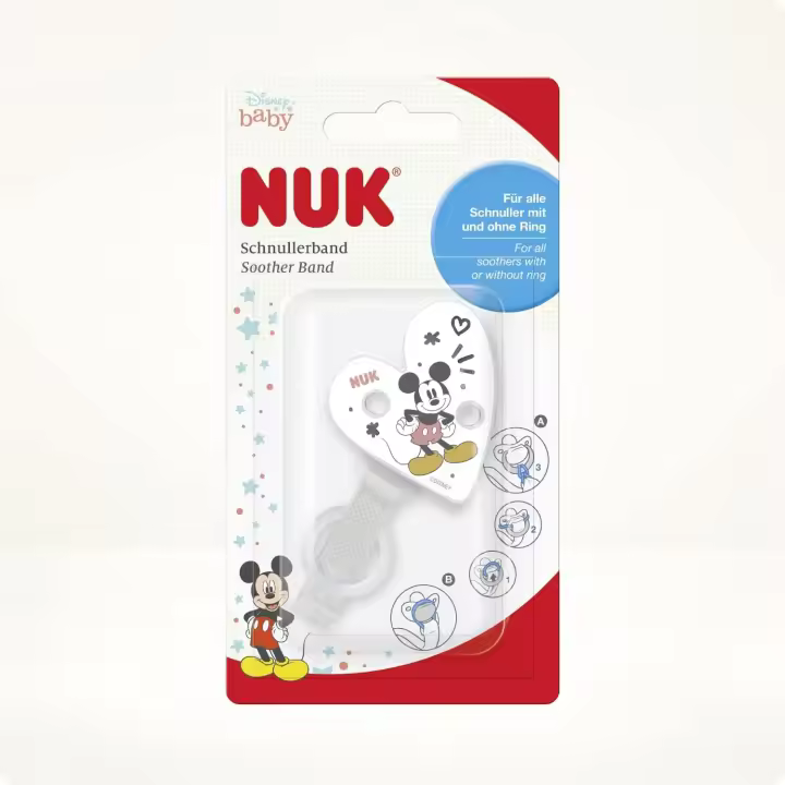 NUK Cinta Sujeta Chupetes Mickey - 1