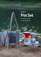Naturehike Juego De Cocina Para Camping Y Picnics Ultraligero Portátil De Aluminio Para 2-3 Personas Sello Antideslizante Juego De Ollas Para Senderismo - details 0