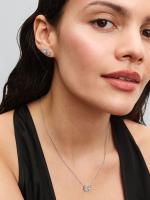 Pandora - Pendientes de botón con halo abrazador - Plata de ley - details 3