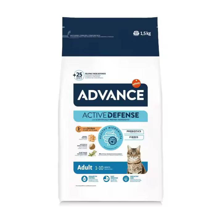 Advance Adult (No esterilizado / Pollo) - Comida para Gatos Adultos de 1 a 10 Años - 1