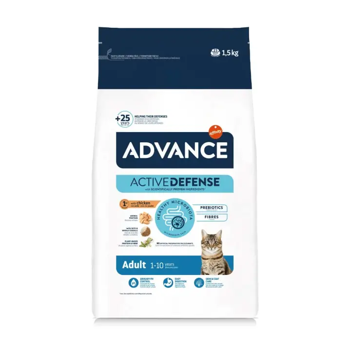 Advance Adult (No esterilizado / Pollo) - Comida para Gatos Adultos de 1 a 10 Años - 1