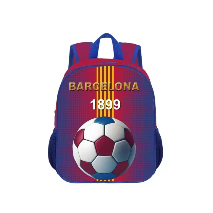 Fútbol Club Barcelona  - Mochila Infantil 3D   F.C. Barcelona - Medidas: 31 x 26 x 11 cm. Correas ajustables y reforzadas - Ideal para niños en edad Preescolar - Licencia Oficial - Barça - 1