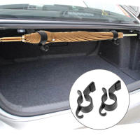Soporte Universal Para Paraguas En Coche Organizador De Almacenamiento Colgador De Gancho Accesorios Interiores De Auto 1/2/4pcs Plástico - details 2