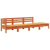 vidaXL Sofá de jardín de 4 plazas madera maciza de abeto Douglas Marrón cera, Douglas natural, Impregnado natural Conjunto Terraza Muebles Jardín Exterior Juego de Muebles de jardín Mueble Jardín Exterior Muebles de Salon Exterior - details 1