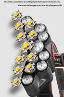 Linterna Frontal LED 5/11 Recargable Por USB Con Batería 18650 Integrada Lámpara De Mano Para Pesca Y Actividades Al Aire Libre - details 4