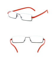Gafas De Lectura Anti-Luz Azul Metálicas Para Hombres Con Marco Medio Prescripción Variada +1.0 a +4.0 Material De Lente Acrílico Estilo Clásico - details 4