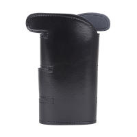 Protector De Valvula De Trompeta En Cuero PU Funda Protectora Conveniente Y Rápida Para Trompeta Color Negro - details 0
