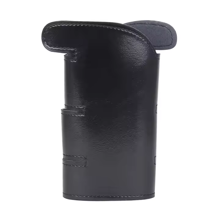 Protector De Valvula De Trompeta En Cuero PU Funda Protectora Conveniente Y Rápida Para Trompeta Color Negro - 1