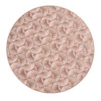 Mantelera De PVC Estilo Moderno Con Flor Dorada Cojín De Aislamiento Resistente Al Calor Para Hogar Navidad Decoración De Mesa Y Tazas - details 6