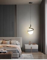 Lámpara Colgante Nórdica LED Para Dormitorio Y Sala De Estar Iluminación Interior Decorativa Para Mesa De Comedor Y Hogar - details 0