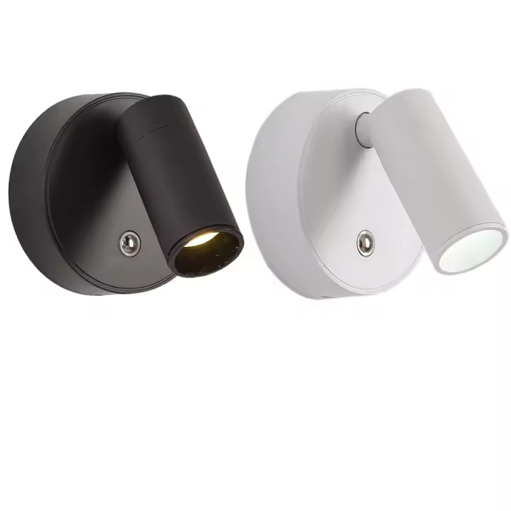 Lámpara De Lectura LED Recargable USB Con Base Magnética Y Tipo-C Para Dormitorio Luz De Pared Dimmable Para Habitación Moderna - 1