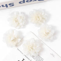 2/5Pcs Flores Artificiales De Chiffon De 6CM Para Decoración De Casas Bodas Invitaciones Y Vestidos Accesorios De Flores Artificiales - details 13