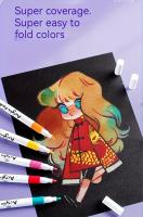 Rotuladores De Pintura Acrílica Secado Rápido Para Arte Dibujo En Lienzo Madera Vidrio Diseño Ergonómico Para Adultos Y Estudiantes Regalo Ideal - details 5