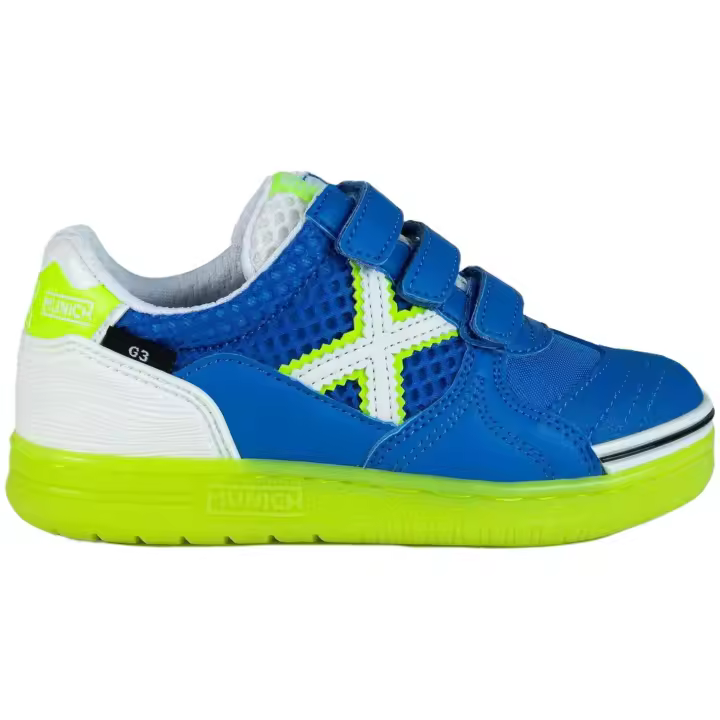 Calzado Futbol marca Munich modelo 1514400 para kids en color azul - 1