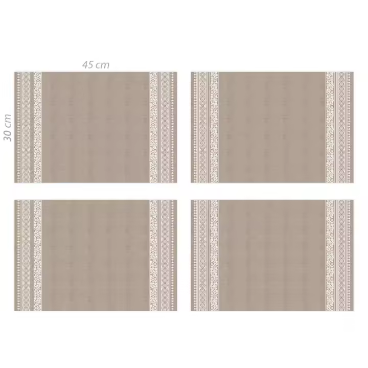 VINILIKO, set de 4 individuales de vinilo Samir  4u-30x45 cm - 1