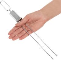 6x Premium bruchetas para Barbacoa con mango, bruchetas Dobles para barbacoa Fabricas en Maple inoxidable 430 - details 2