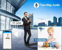 Cámara De Seguridad IP Tuya Smart Life 5MP Wifi PTZ Indor Con Seguimiento Automático Y Audio Bidireccional Monitoreo De Bebé Cámara CCTV Inalámbrica - details 5