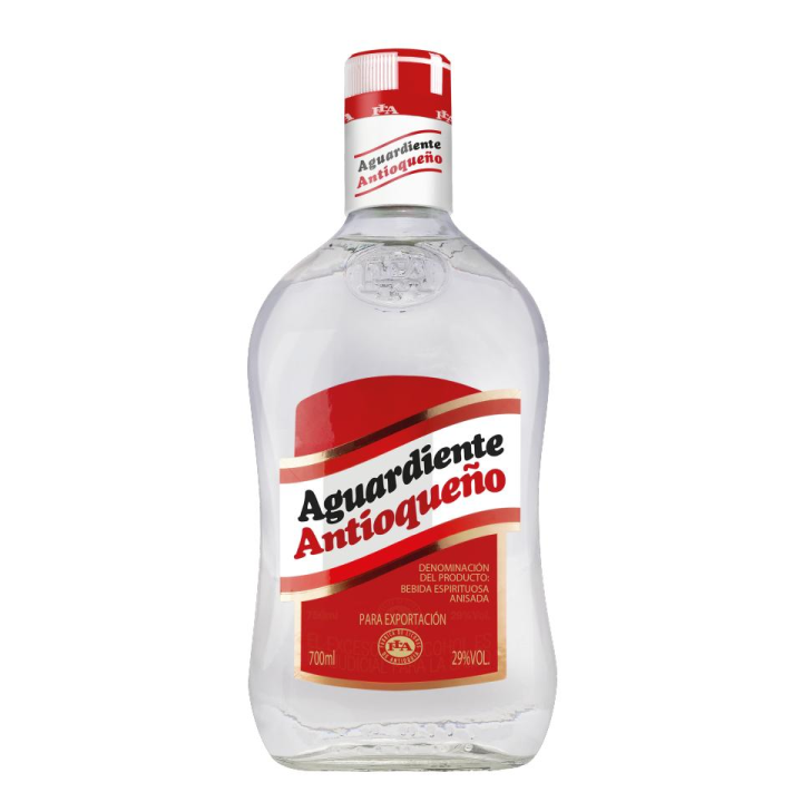 Aguardiente Antioqueño Tradicional 700ml – 29°  Licor Colombiano Original