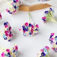 3Pcs Arco De Flores Artificiales De Seda Babysbreath Para Boda Navidad Decoración De Vaso Hogar Regalo DIY De Festival - details 2