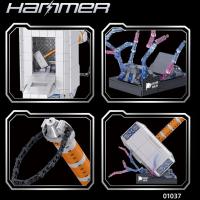 Mini-Brick Construcción Thunder Hammer Knew Built Bloques De Construcción Precisión Para Enthusiasts De Modelos Regalo Y Decoraciones Para Niños De 3-14 Años - details 4