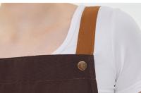 Aguas Repellente Del Apron De Cocina Unisex Con Bolsillos Para Trabajo Limpieza Restaurante Waiter Apron De Florista Tienda De Té En Bolsa Pinafore - details 4