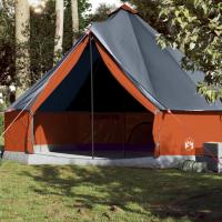 vidaXL Tienda de campaña familiar tipi 10 personas impermeable Color Azul,  Verde,  Gris y naranja y mas - details 2