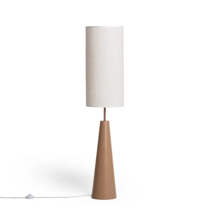 Ledkia Lámpara de Pie Metal Dembar Beige - 1