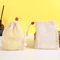 Bolsa De Malla Para Ducha Y Baño Exfoliante Saver De Jabón 5/1Pcs Accesorio De Baño Con Soporte De Red Para Jabón - details 4