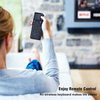 Teclado Inalámbrico Mini Rii X1 2.4GHz Con TouchPad Para Android TV Box/PC/Laptop Español/Inglés Frances Keyboards Para Tablet Desktop Laptop - details 2