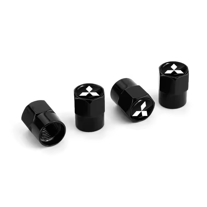 Nueva Tapa De Válvula De Neumático 4pcs Para Coche Cubierta Hexagonal Antipolvo Para Mitsubishi Asx Lancer Outlander Pajero Ralliart Accesorios De Estilo De Coche - 1
