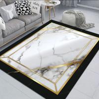 Carpetas Clásicas Negras Y Oro Para Sala De Estar Antideslizantes Suaves Alfombra De Sofa Y Mesa De Café Decorativa Lavable Para Dormitorio Y Cocina Alfombrilla De Piso - details 3