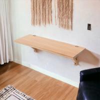 MINOKUA Estantería Flotante Decorativa de Madera de Pino 60x20 - details 2