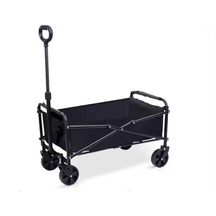 Carro de Mano Plegable, carro de camping, Carrito de Playa y Transporte para Jardín Casa Almacén 4 Ruedas, todoterreno - 1