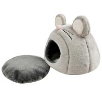 Cueva De Algodón Lavable Para Conejo De Guinea Hogar Acolchado Antideslizante Caliente Escondite Para Mascotas Pequeñas Chinchilla Erizo - details 5