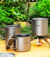 Taza De Camping Tiartisan De Titanio Portátil Y Ligera Con Asa Plegable Para Agua Té Y Café Ideal Para Senderismo Y Viajes - details 1