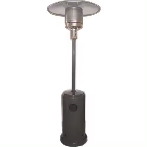 Estufa exteriores TEKNA gas corona metalica negra - 1